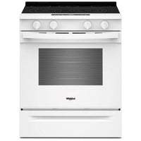 Whirlpool 5.3 cu. ft. Freestanding Electric Range with No Preheat Air Fry, White - YWSES5030SW