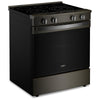 Whirlpool 30 Inch Smart Slide-In Electric Range with 5.3 cu. ft. Capacity, Black Stainless Steel - YWSES7530RV