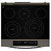 Whirlpool 30 Inch Smart Slide-In Electric Range with 5.3 cu. ft. Capacity, Black Stainless Steel - YWSES7530RV