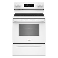 Whirlpool 30 Inch Freestanding Electric Range with 5.3 cu. ft. Capacity, White - YWFES4530SW
