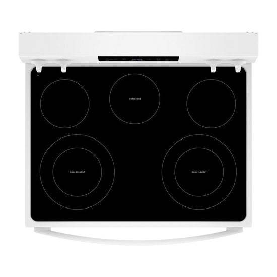 Whirlpool 30 Inch Freestanding Electric Range with 5.3 cu. ft. Capacity, White - YWFES4530SW