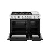 Bertazzoni 48 Inch Freestanding Dual Fuel Range with 7 cu. ft. Capacity - MAS486BTFEPXT