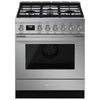 Smeg 30 Inch Dual Fuel Range, Stainless Steel - CPF30UGMWH (Ships in 7-10 days)