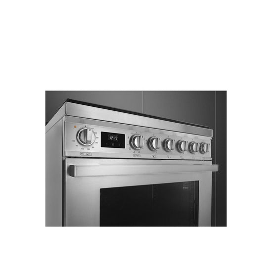 Smeg 30 Inch Dual Fuel Range, Stainless Steel - CPF30UGMWH (Ships in 7-10 days)