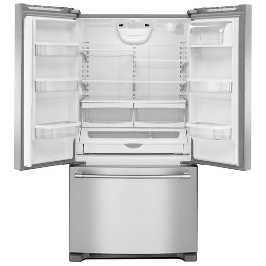Maytag 33 Inch French Door Refrigerator with 22.1 Cu. Ft. Capacity, Stainless Steel - MRFF5033PZ