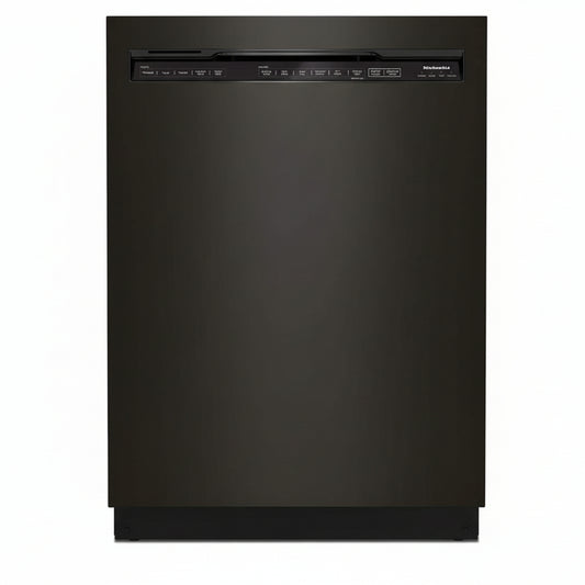 KitchenAid 24 in. Front Control Built-in Dishwasher with Third Level Rack, Black Stainless - KDFM404KBS