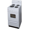 Premier 20 Inch Freestanding Electric Range with 2.5 cu. ft. Capacity, White - EAK220OPO