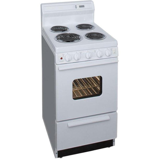 Premier 20 Inch Freestanding Electric Range with 2.5 cu. ft. Capacity, White - EAK220OPO