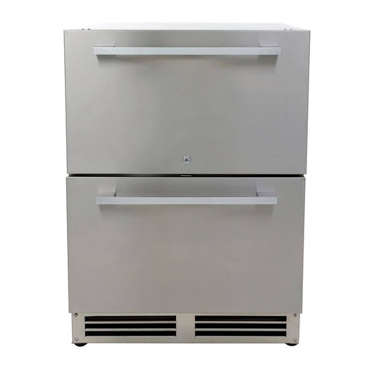 Avanti 5.2 cu. ft. Built-In Outdoor Refrigerator with Dual Drawers, Stainless Steel - OR525U5D