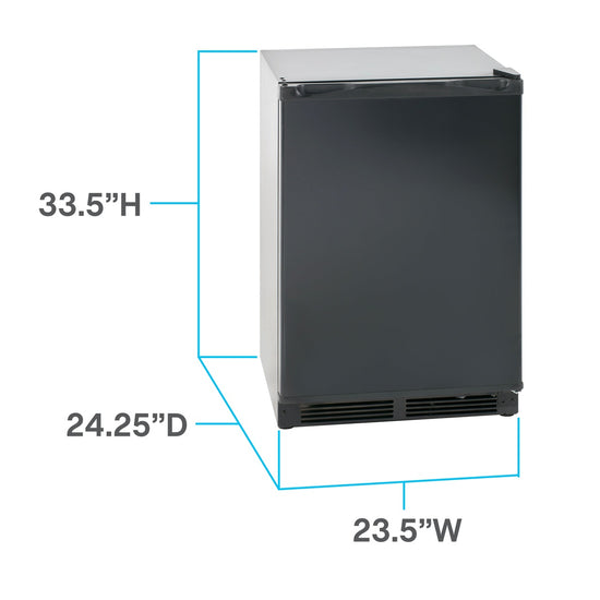 Avanti 5.2 Cu. Ft. Compact Refrigerator, Black - RM52T1BB