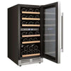 Avanti 15 Inch Dual Zone 28-Bottle Wine Chiller, Stainless Steel - WCF282E3SD