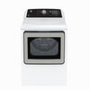 GE 27 Inch Vented Electric Dryer with 7.4 cu. ft. Capacity, White - GTD68EBMRWS