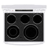 GE 30 Inch Freestanding Electric Range with True Convection and No-Preheat Air Fry, White - JCB840DVWW