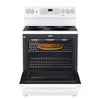 GE 30 Inch Freestanding Electric Range with True Convection and No-Preheat Air Fry, White - JCB840DVWW