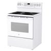 GE 30 Inch Freestanding Electric Range with True Convection and No-Preheat Air Fry, White - JCB840DVWW
