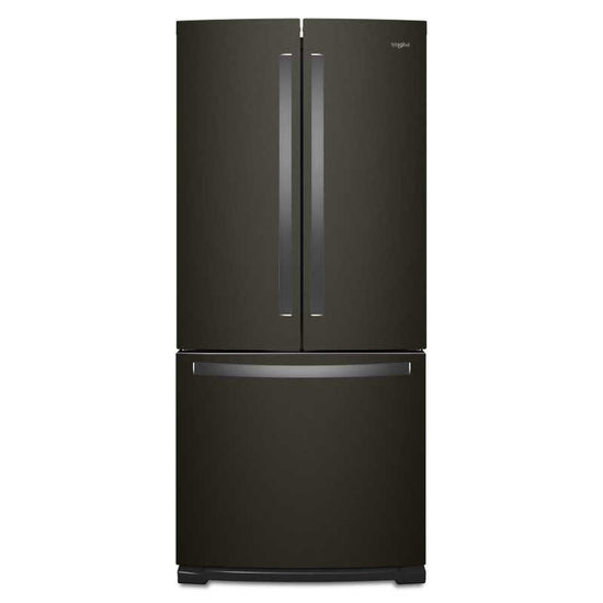 Whirlpool 30 Inch French Door Refrigerator with 19.7 Cu. Ft. Capacity, Black Stainless - WRF560SFHV