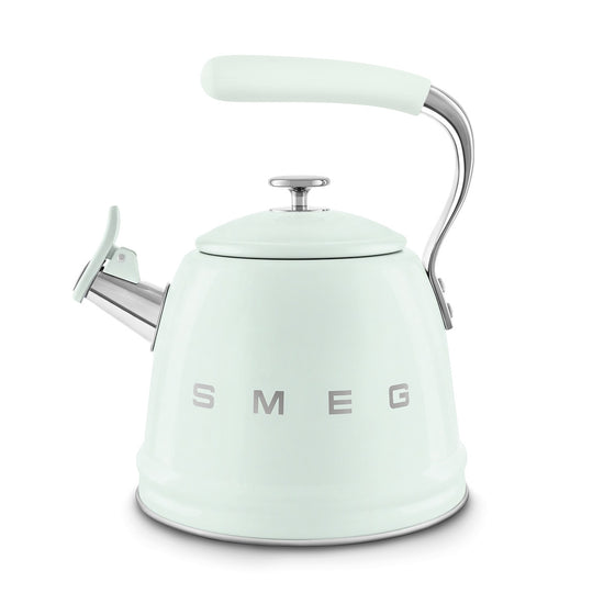 SMEG Whistling Stovetop Kettle, Pastel Green - WKF01PG
