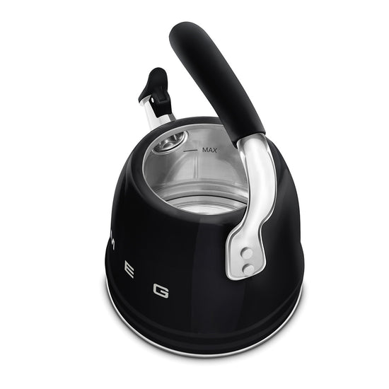 Smeg 2.3 L Stovetop Kettle, Black - CKLW2001BL