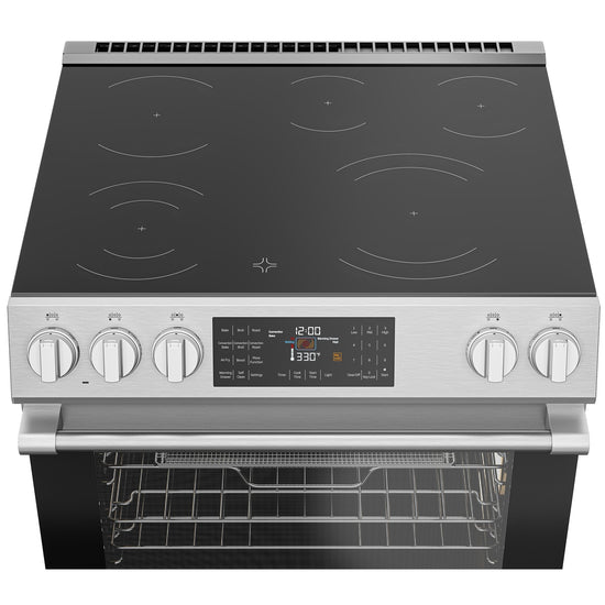 Beko 30 Inch Slide-In Electric Range, Stainless Steel - SLER30524SS