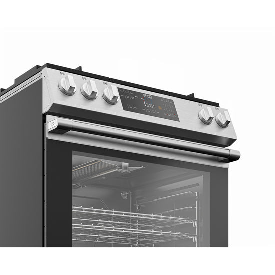 Beko 30 Inch Slide-In Gas Range with 5 Gas Burners, Stainless Steel - SLGR30523SS