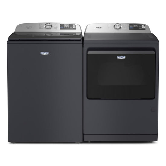 Maytag 6.0 Cu. Ft. Top Load Agitator Washer with Extra Power, Midnight Steel - MTW7205RF