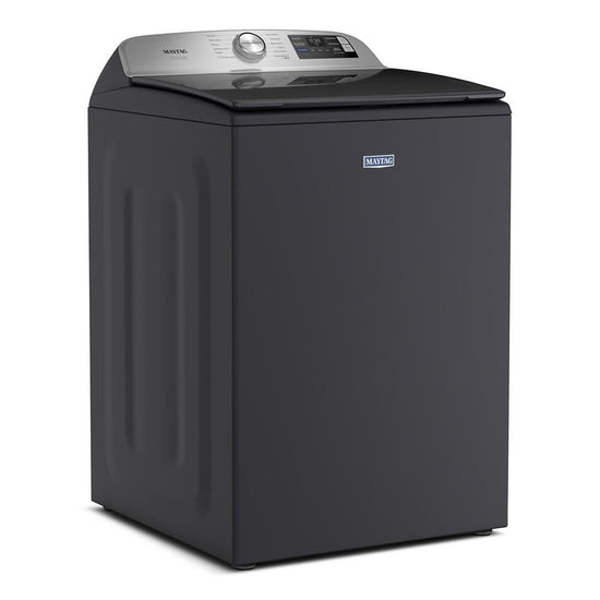 Maytag 6.0 Cu. Ft. Top Load Agitator Washer with Extra Power, Midnight Steel - MTW7205RF