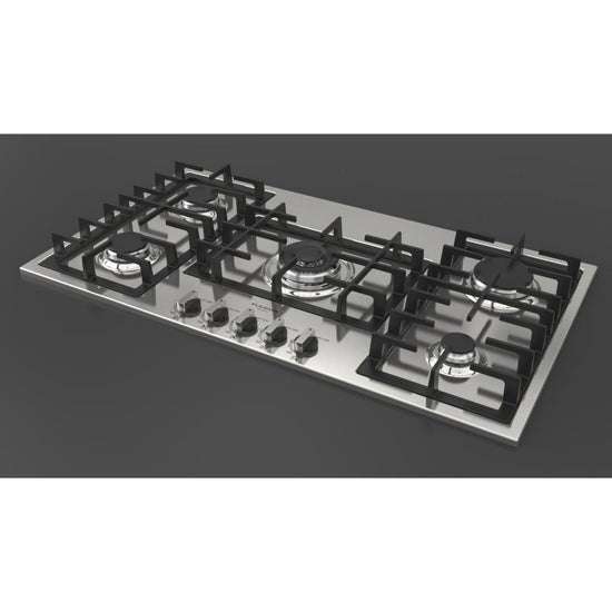 Fulgor Milano 36 Inch Gas Cooktop, Stainless Steel - F4GK36S1