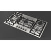 Fulgor Milano 36 Inch Gas Cooktop, Stainless Steel - F4GK36S1
