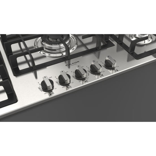 Fulgor Milano 36 Inch Gas Cooktop, Stainless Steel - F4GK36S1