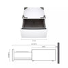 LG 27 Inch Pedestal Storage Drawer, White - WDP6W