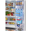 GE 33 Inch Counter-Depth French Door Refrigerator with 17.5 cu. ft. Capacity, Stainless Steel - PYE18HYRCFS