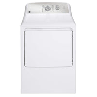 GE 7.2 cu. ft. Top Load Electric Dryer with SaniFresh Cycle, White - GTD40EBMRWS