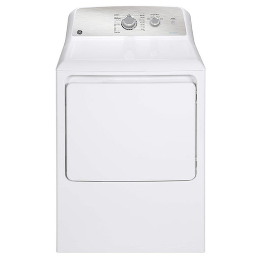 GE 7.2 cu. ft. Top Load Electric Dryer with SaniFresh Cycle, White - GTD40EBMRWS
