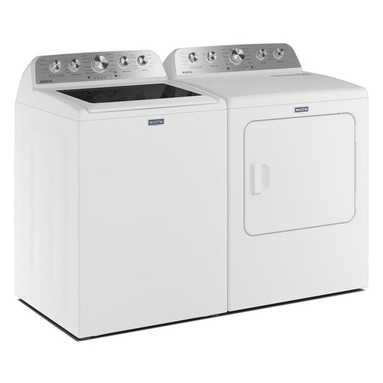 Maytag 5.4 Cu. Ft. Top Load Agitator Washer with Extra Power and Pet Pro Option, White - MTW5605RW