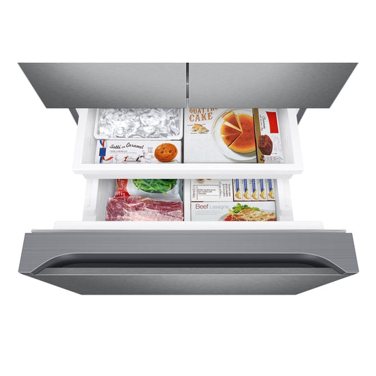 Samsung 30 Inch French Door Refrigerator with 22.1 cu. ft. Capacity, Stainless Steel - RF22A4111SR