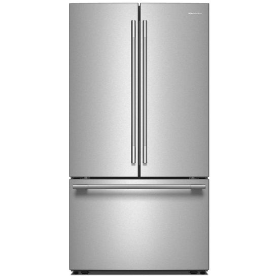 KitchenAid 36 Inch French Door Refrigerator with 31 cu. ft. Capacity - KRFF336SPS