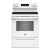 Whirlpool 30 Inch Electric Range with 5.3 cu. ft. Capacity, White - YWFES5730SW
