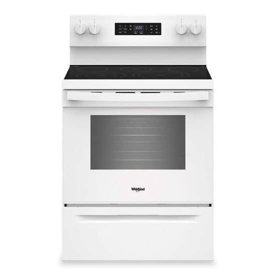 Whirlpool 30 Inch Electric Range with 5.3 cu. ft. Capacity, White - YWFES5730SW
