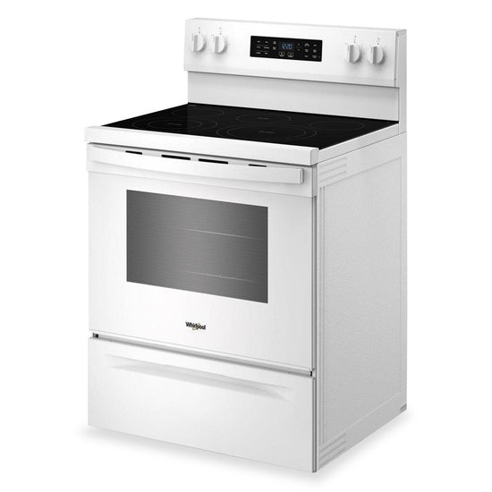 Whirlpool 30 Inch Electric Range with 5.3 cu. ft. Capacity, White - YWFES5730SW