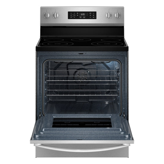 Whirlpool 30 Inch Freestanding Electric Range with Air Fry, 5.3 cu. ft. - YWFES4530SZ