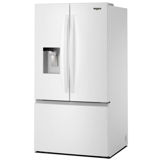 Whirlpool 36 Inch French Door Refrigerator, White - WRFF3536SW