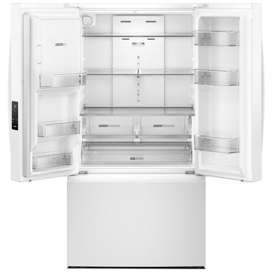 Whirlpool 36 Inch French Door Refrigerator, White - WRFF3536SW