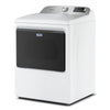 Maytag 7.4 Cu. Ft. Top Load Electric Dryer with Advanced Moisture Sensing, White - YMED6205RW