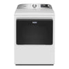 Maytag 7.4 Cu. Ft. Top Load Electric Dryer with Advanced Moisture Sensing, White - YMED6205RW