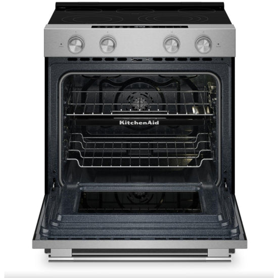KitchenAid 5.3 Cu. Ft. Slide-In Electric Range, Stainless Steel - YKSES530SPS