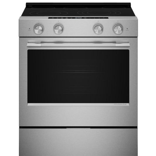 KitchenAid 5.3 Cu. Ft. Slide-In Electric Range, Stainless Steel - YKSES530SPS