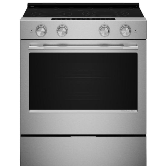 KitchenAid 5.3 Cu. Ft. Slide-In Electric Range, Stainless Steel - YKSES530SPS