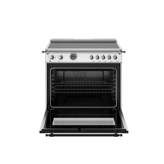 Bertazzoni 36 Inch Induction Range with 5 Heating Zones and Griddle - HER365ICFEPAVT