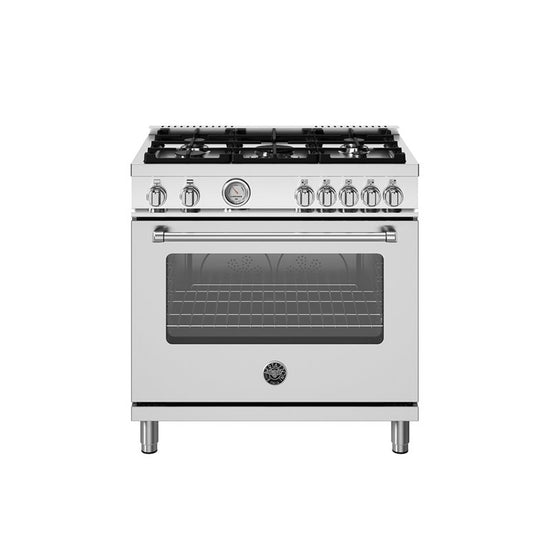 Bertazzoni 36 Inch All Gas Range with 5 Burners - MAS365GASNEV