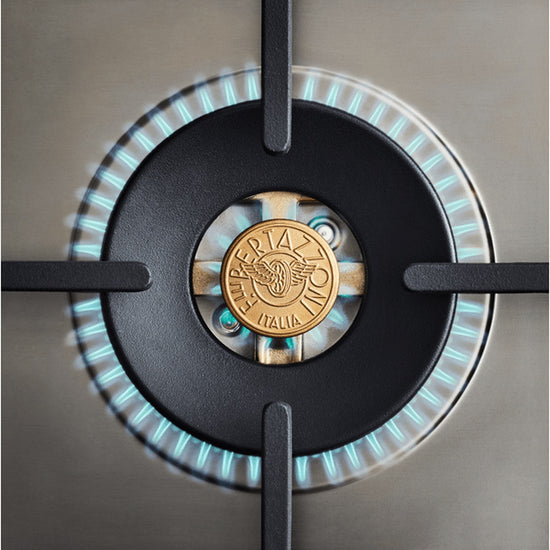 Bertazzoni 36 Inch All Gas Range with 6 Brass Burners and Cast Iron Griddle - MAS366BCFGMXTLP